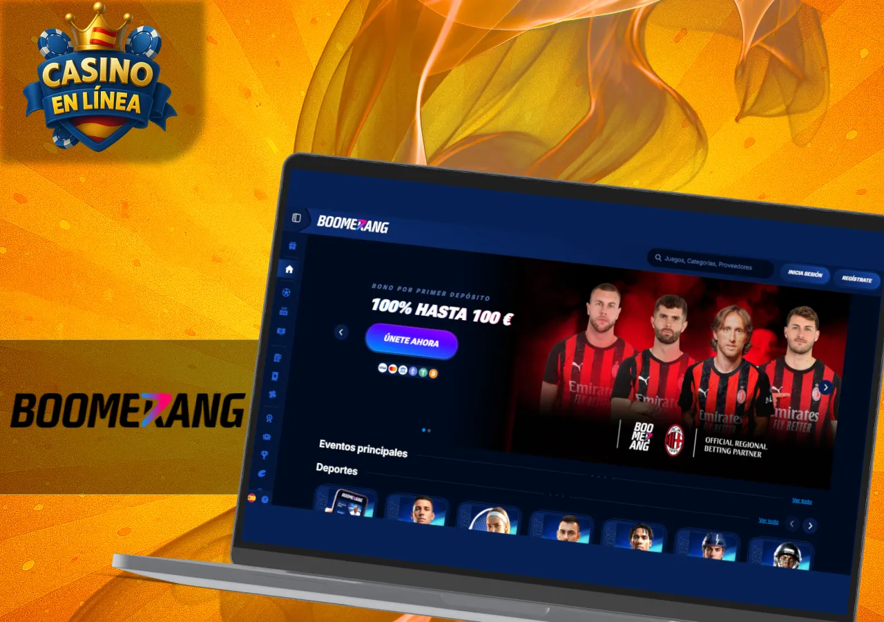 El casino Boomerang ofrece una plataforma moderna con una amplia selección de juegos en línea.